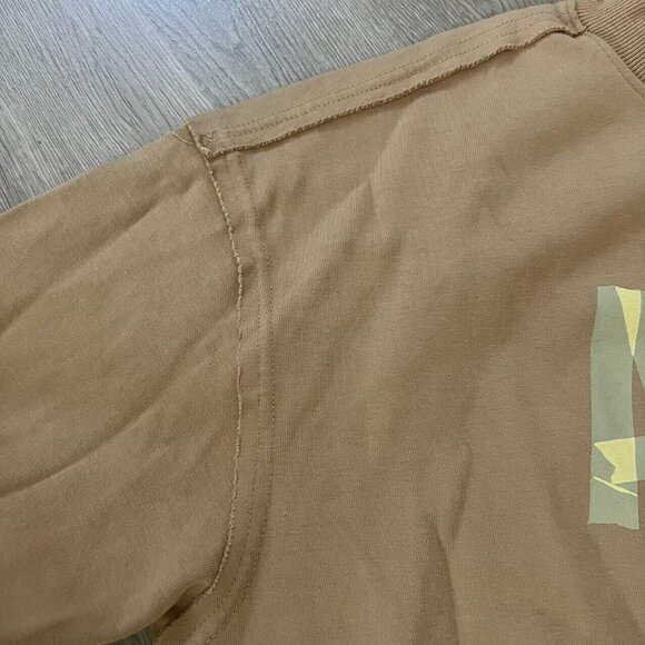 Ader Error Sweatshirt Size A1 Mask Tape Beige Unisex - Picture 4 of 8